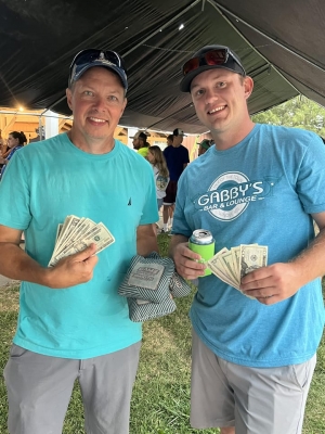 Bags tourney winners from the Caz Celebration. Check out the event's Facebook page for more photos and info.