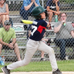 The Reedsburg U-10 Little League Baseball squad played some games in Reedsburg last week in District Tournament play. (Photos by Troy Matz)