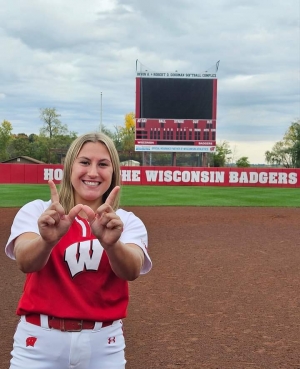 Reedsburg’s Kylee Molitor announced recently that she’ll be part of the Wisconsin Badger Softball program after she is done with her high school career at RAHS. Molitor is a junior at RAHS and has earned All-State first and second team honors in her first two years with the Beaver softball team, leading the state in hits and runs scored in her freshman season. (Erika Molitor photo)